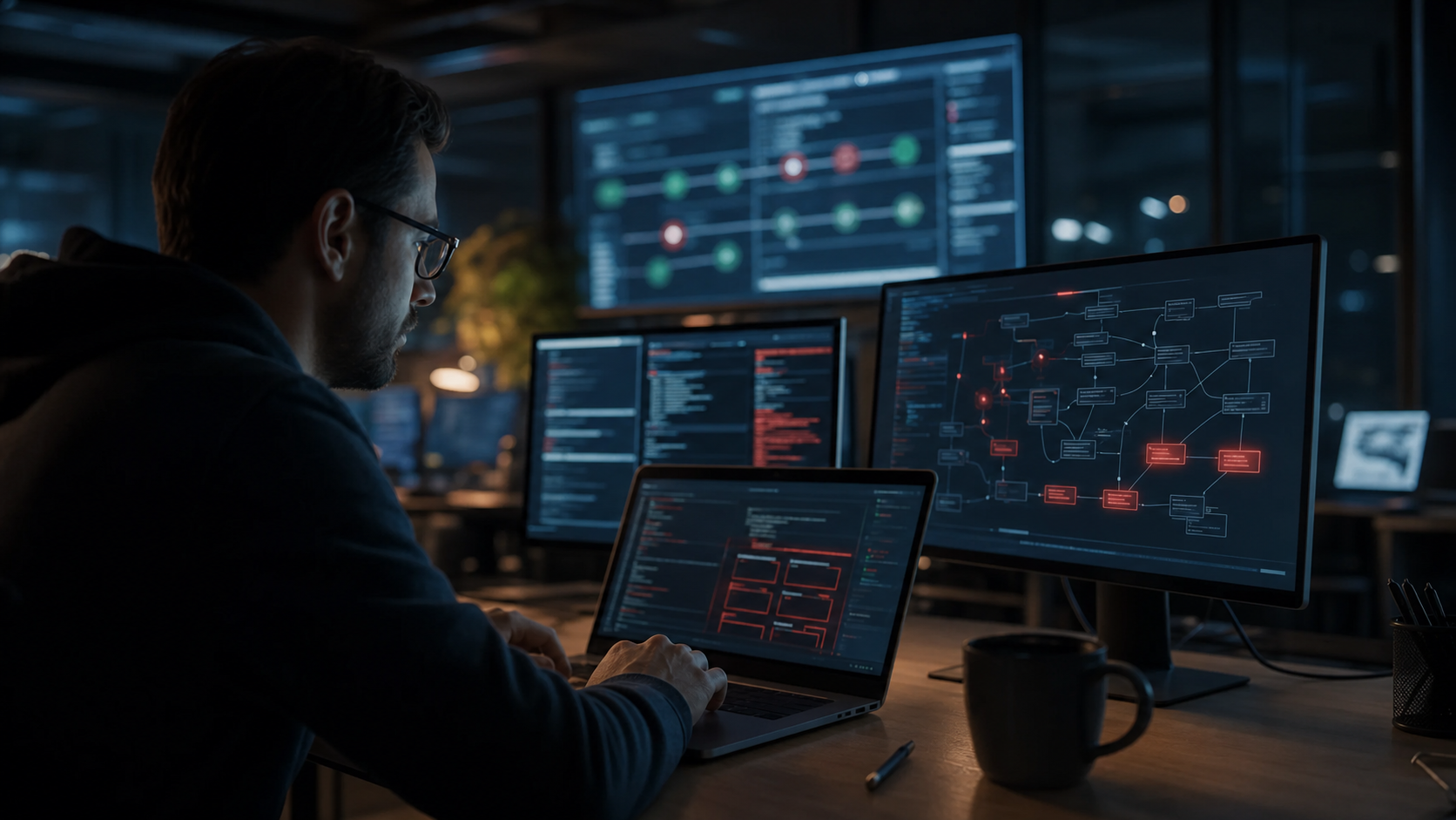 Malicious code executing silently in a build environment